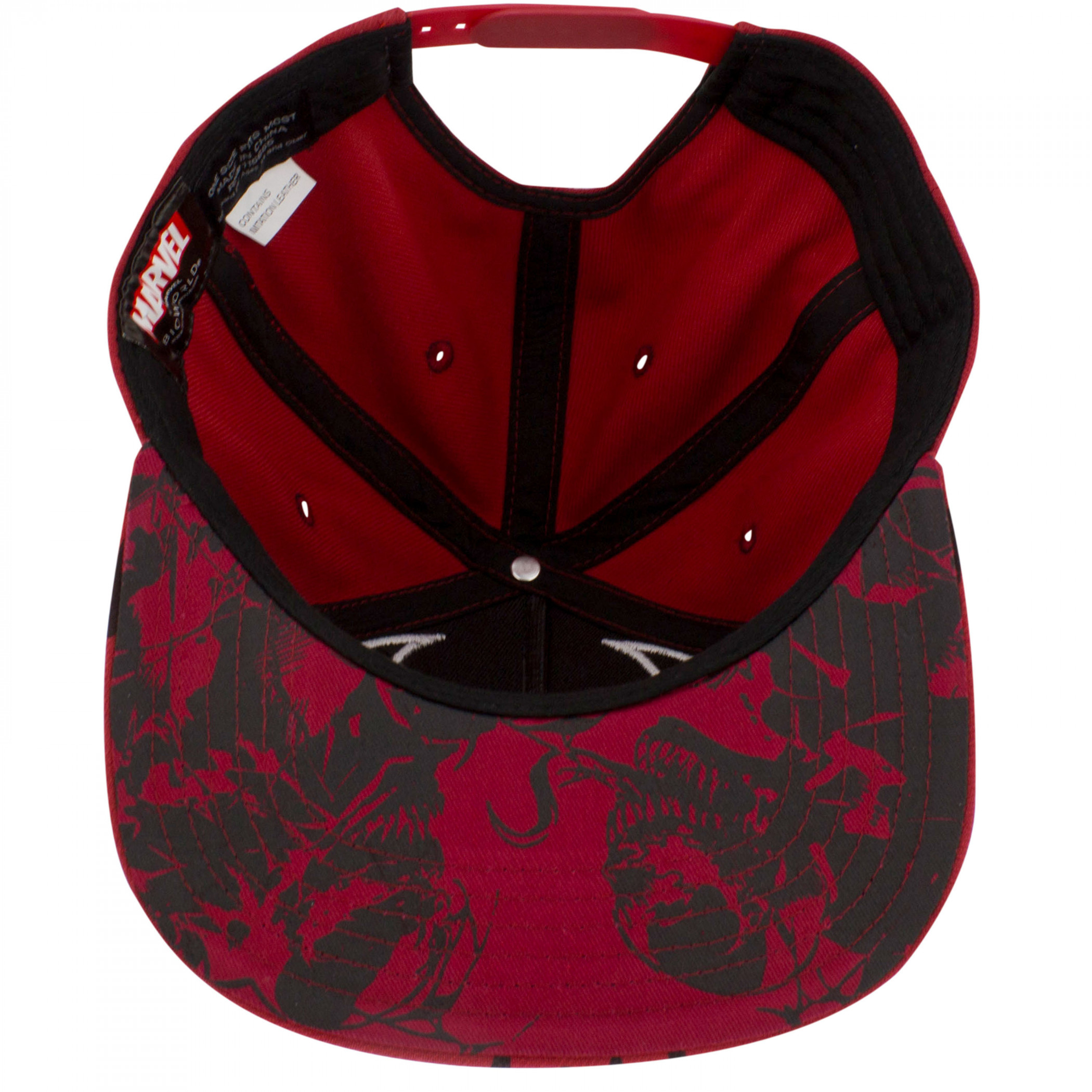 Carnage Grin Flatbill Snapback Hat with Underbill Artwork